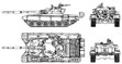 Танк Т-72, чертеж.